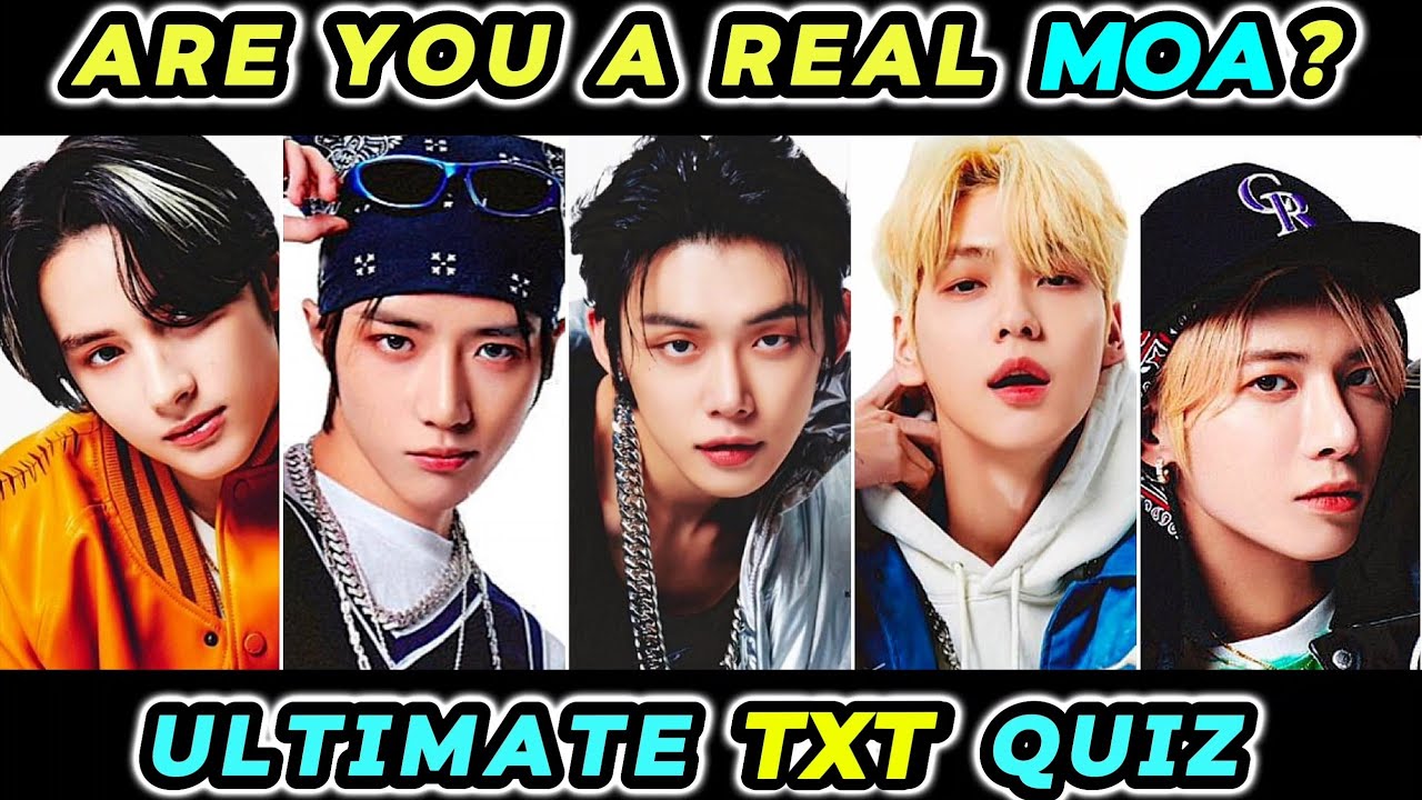 《 TXT RANDOM QUIZ 2024 》ARE YOU A REAL MOA? | Only Real Moa can Perfect