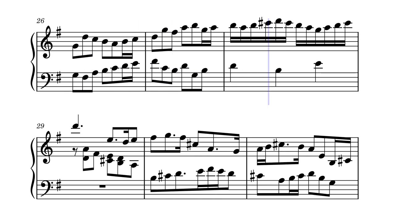 Eine kleine Gigue fantasia / A little Gigue fantasia (an experiment) - (by Jonatan Pönitz)