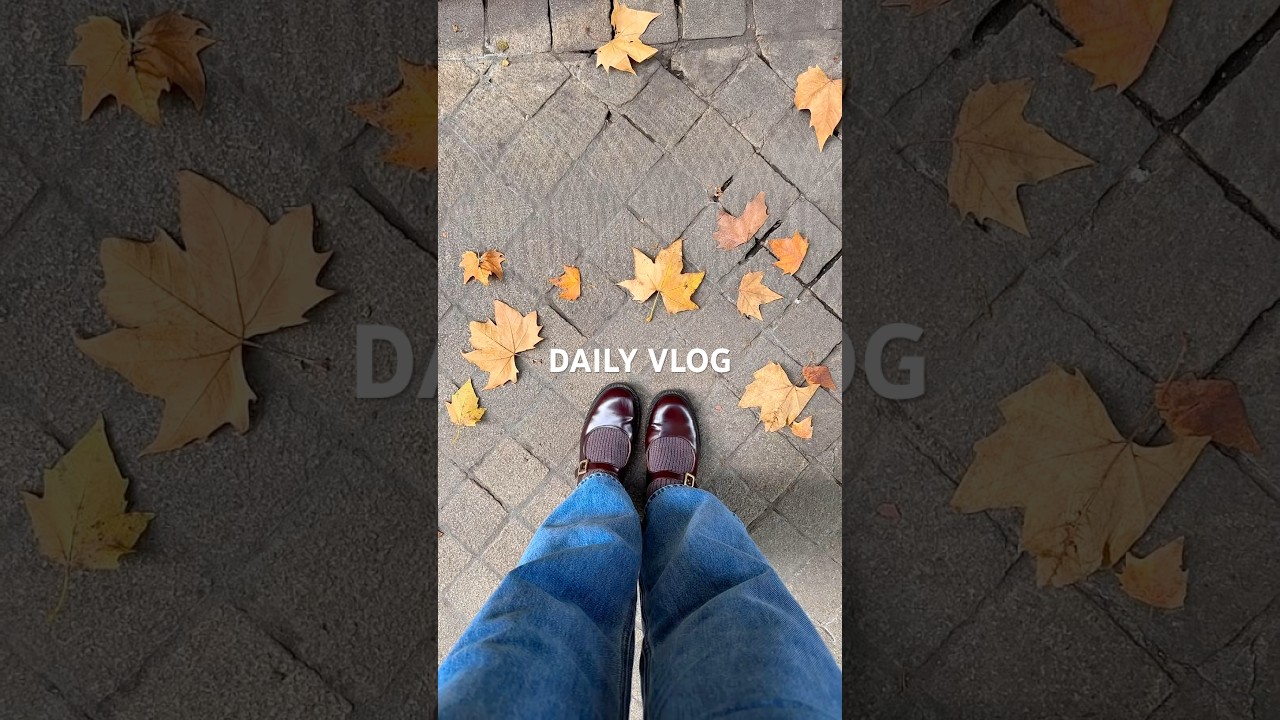 Daily Vlog pour ce premier jour de l’automne 🍂🫶🏼 