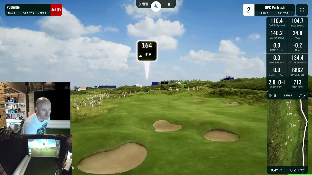 Philip Stewart (v8burble) SGT Open Round 1 on GSPRO