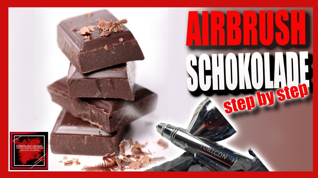 Airbrush Schokolade airbrush drawing tutorial