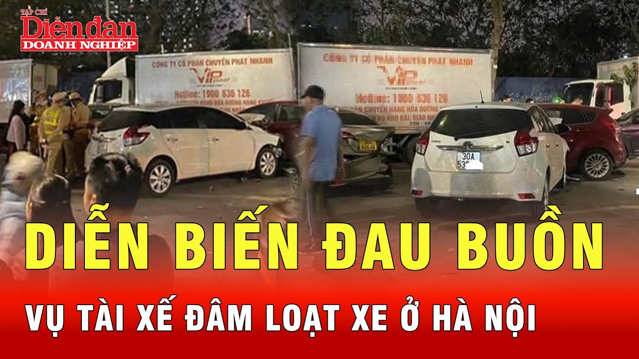 Vụ đâm loạt xe ở Hà Nội: Nạn nhân nữ 50 tuổi đã tử vong | Tin tức 24h