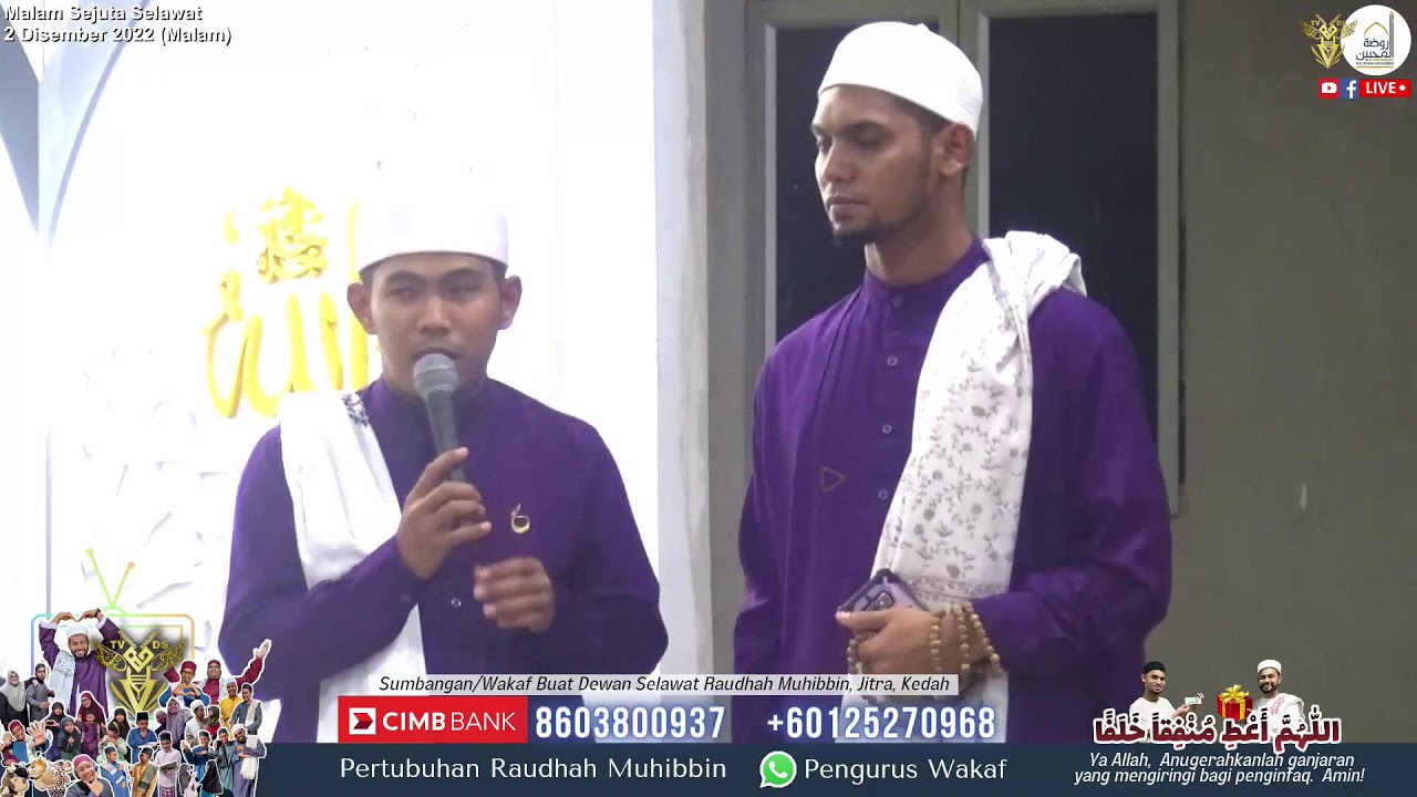 🔴 Live Streaming : MALAM SEJUTA SELAWAT | 2 Disember 2022