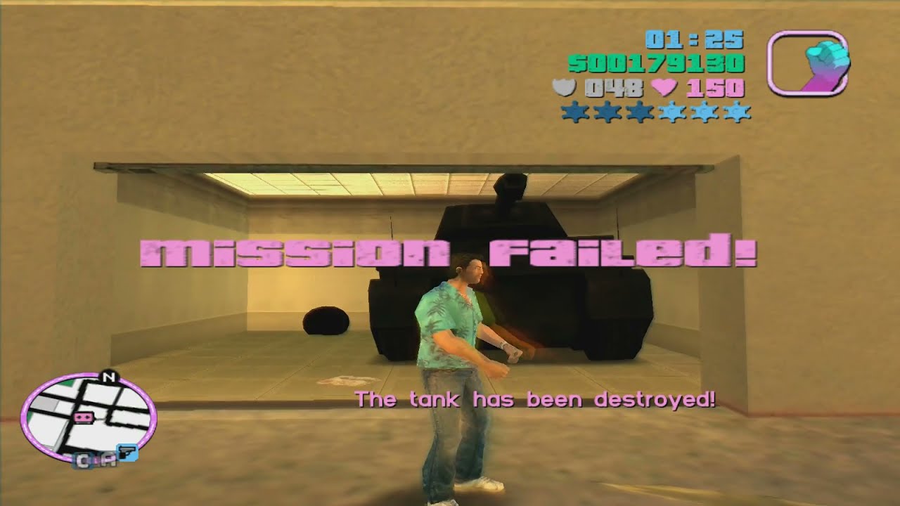 GTA VC: How to obtain tank from the mission Sir , Yes Sir!