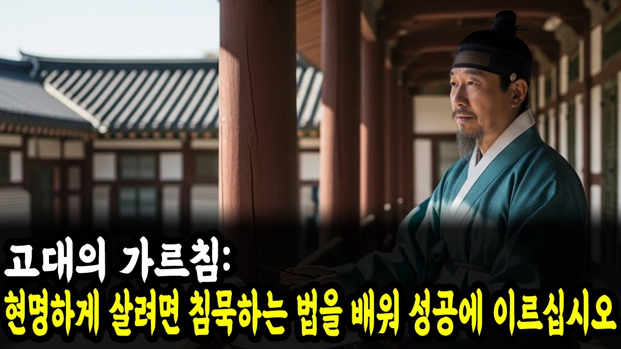 고대의 가르침: 현명하게 살고 싶다면 ‘침묵의 기술’을 익혀 성공에 이르십시오