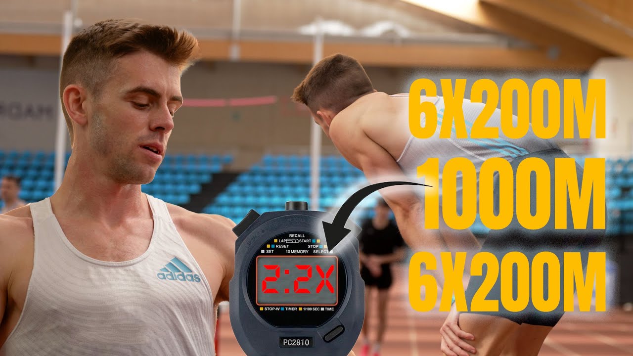 MEJOR ENTRENAMIENTO EN PISTA CUBIERTA? 🧐 | 6X200-1000-6X200 🔥
