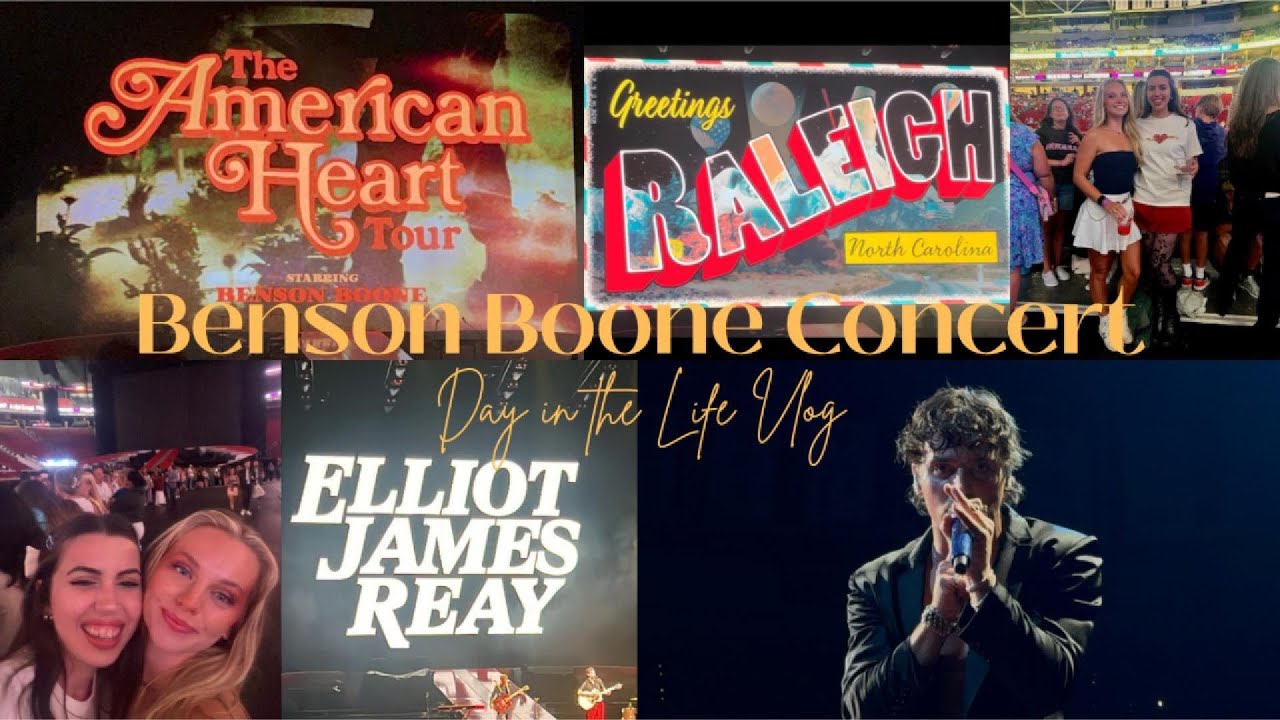 DAY IN THE LIFE VLOG | Benson Boone Concert