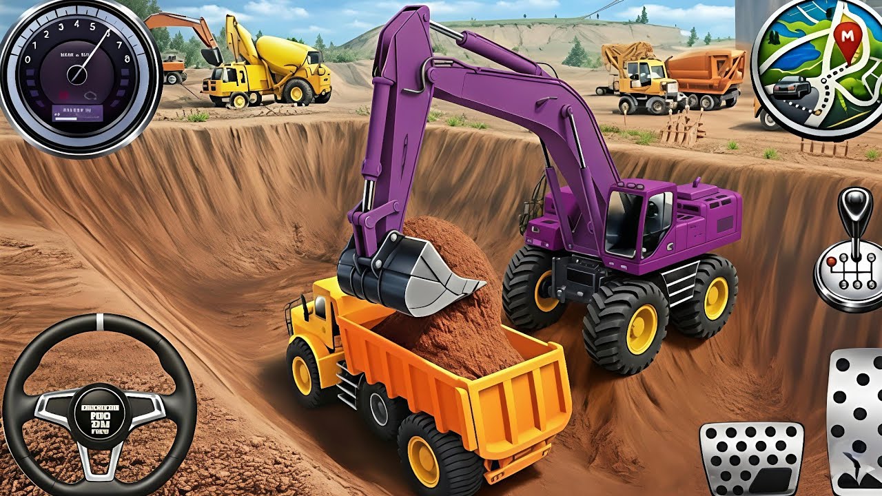 Large City Road Construction Simulator 🚧 - Android Gameplay 2026#beetv 