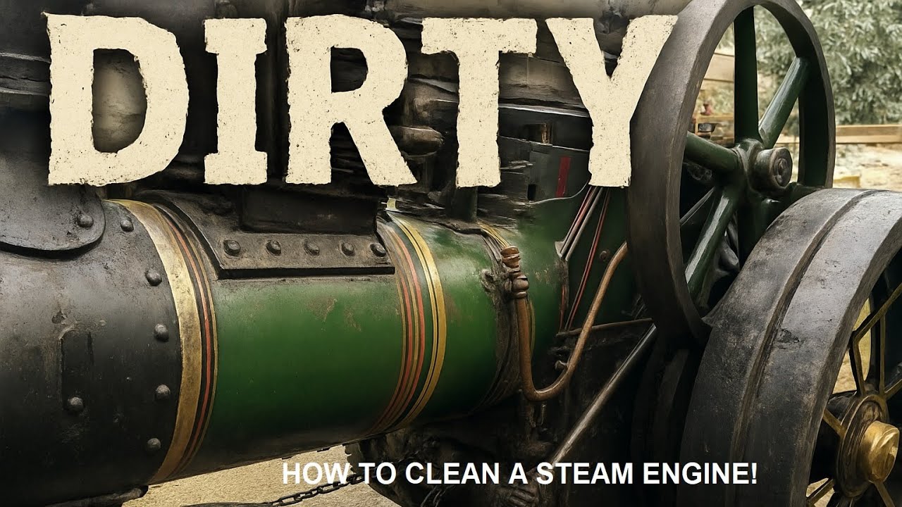 How to clean a steam traction engine after a rally 3