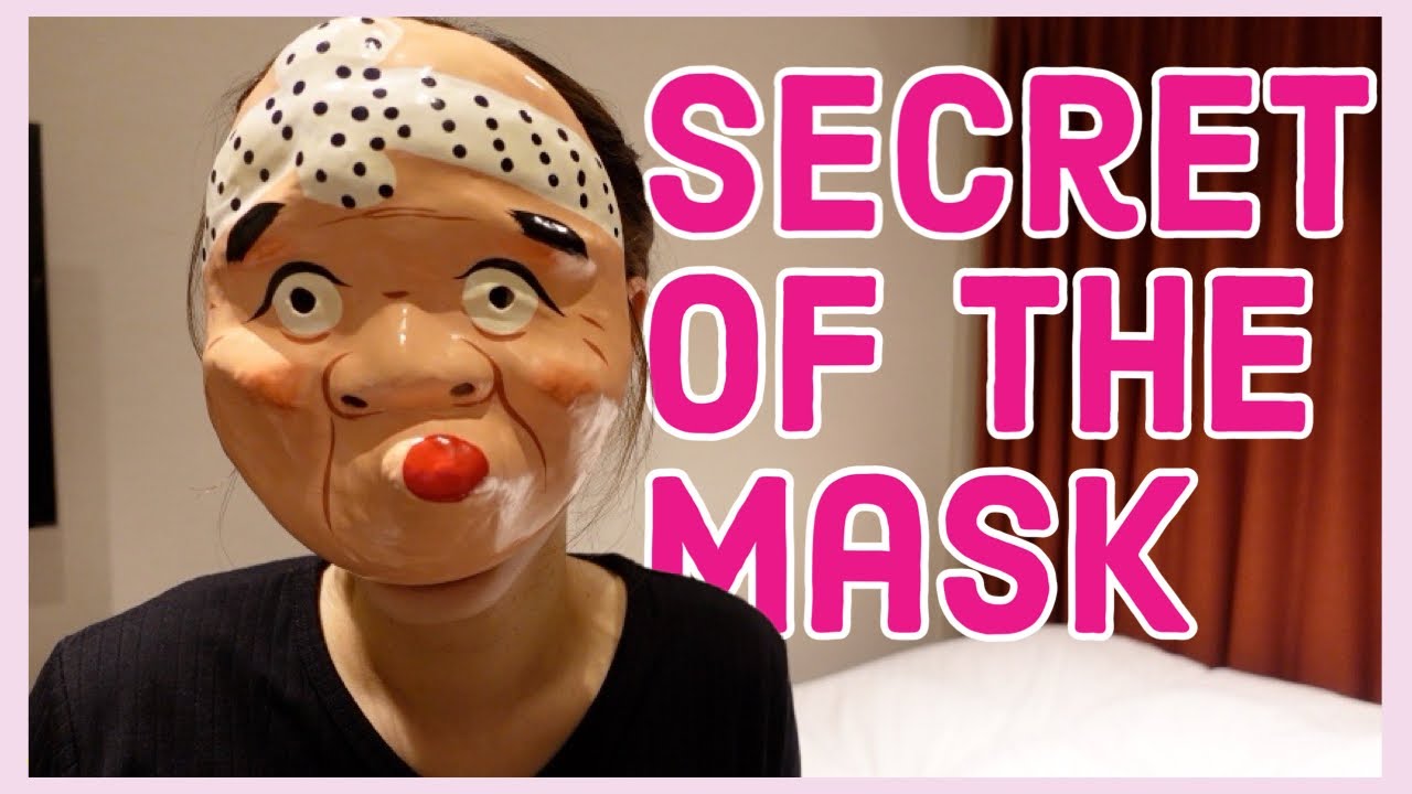 How to Wear Traditional Japanese Masks | This was filmed in February of this year | JAPAN Back side