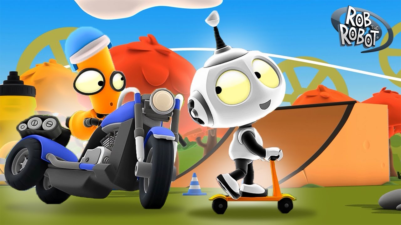 Bike Planet Challenge | Rob The Robot | Preschool Learning
