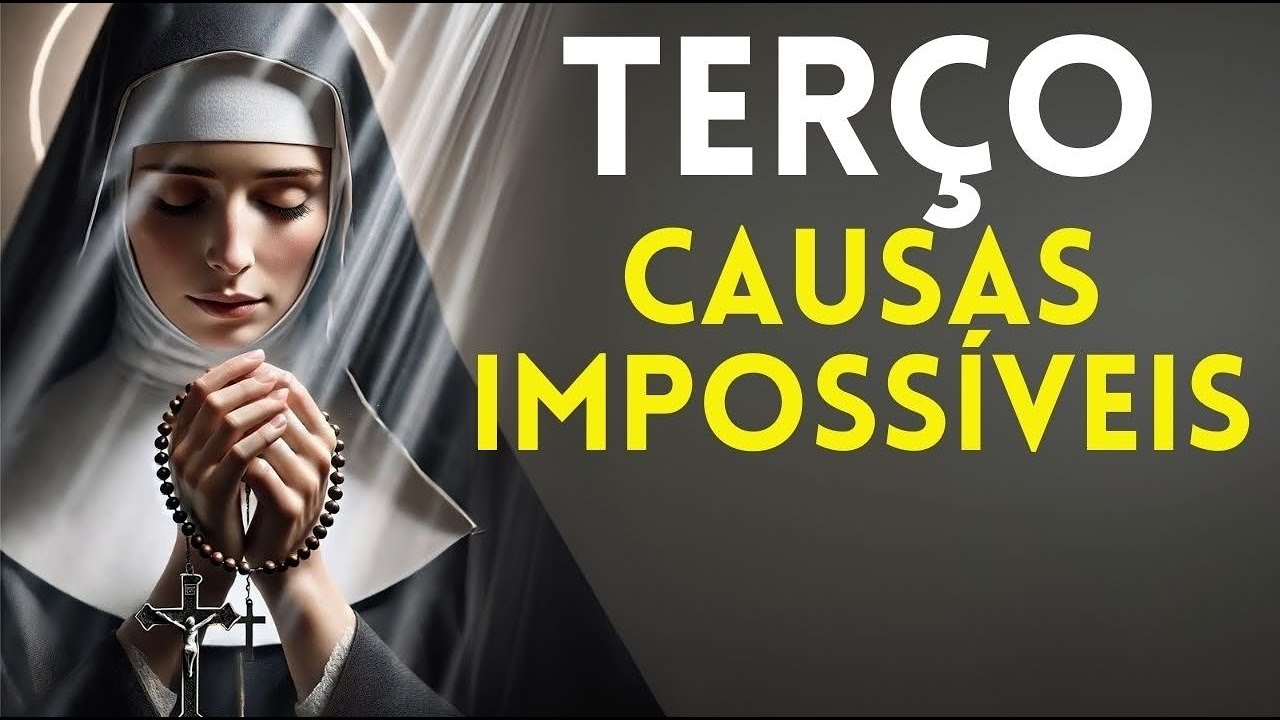 VENHA REZAR JUNTO COMIGO! Terço de Santa Rita dos Milagres Impossíveis