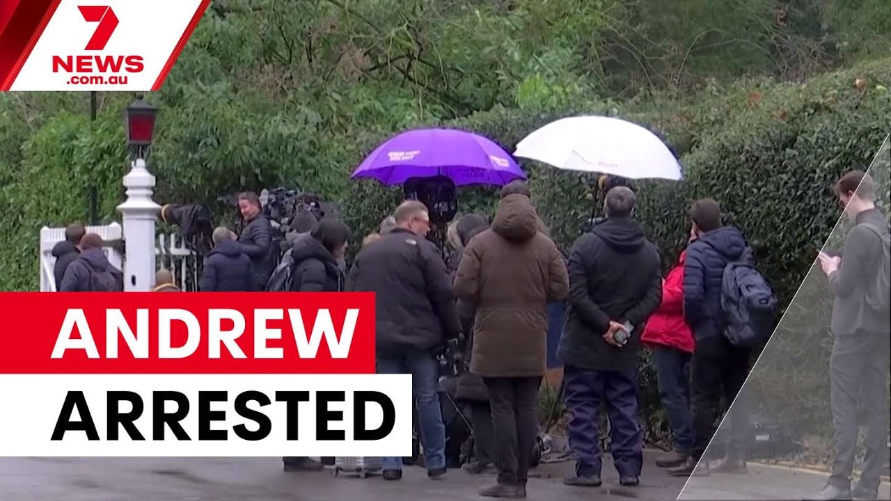 Prince Andrew arrested on 66th birthday | 7NEWS