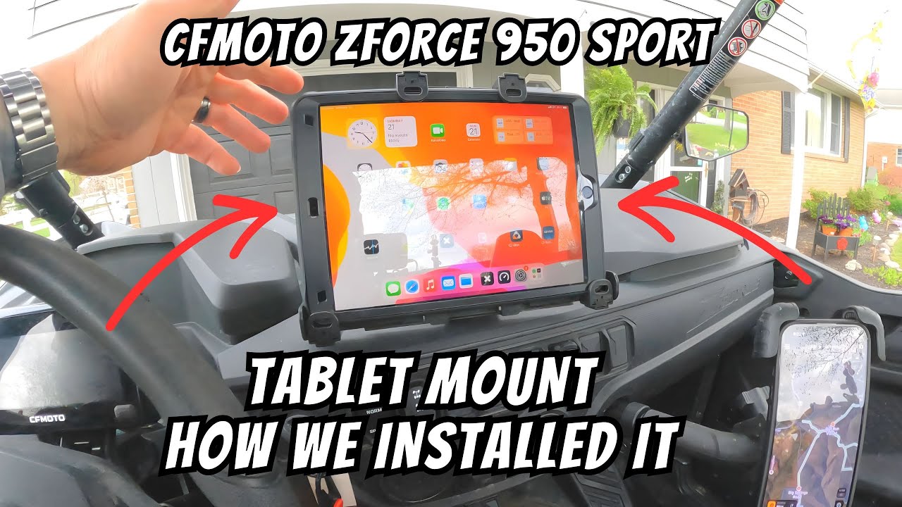 How to Install an iPad Mount in Your UTV (ZForce 950 Sport G2)