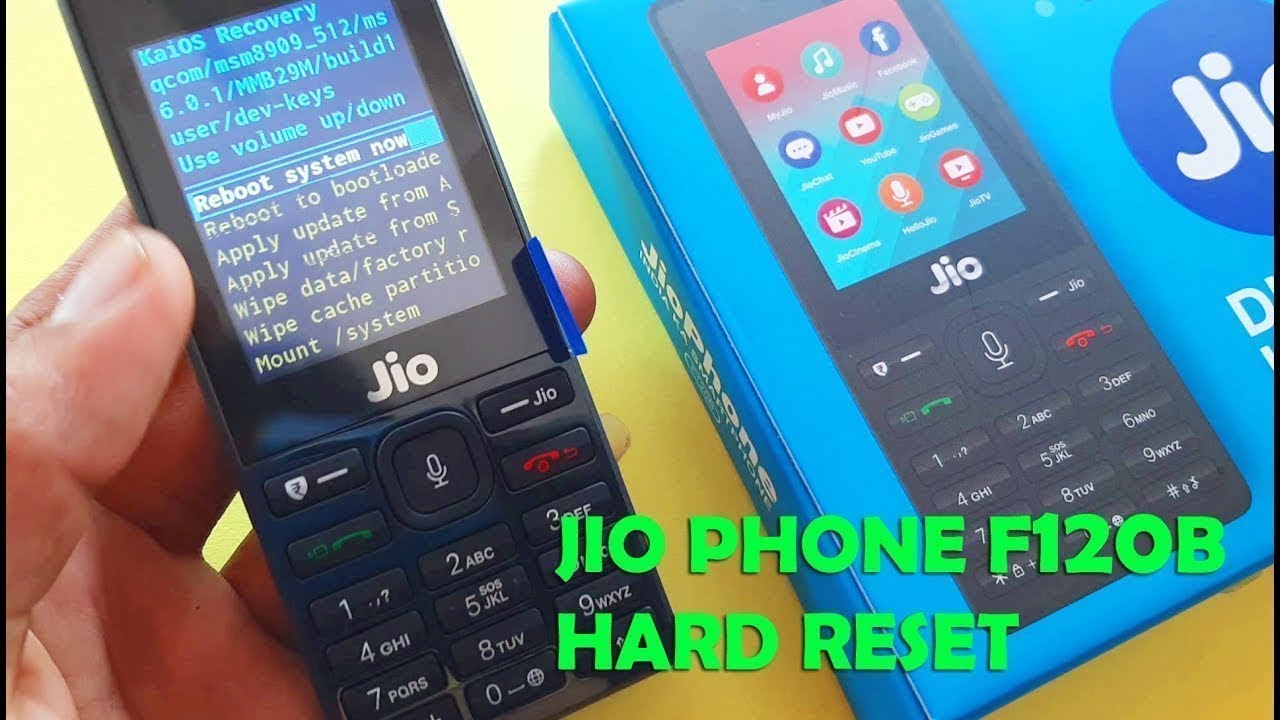 JIO PHONE F120B Hard Reset &brvbar; Hang On Logo Solution