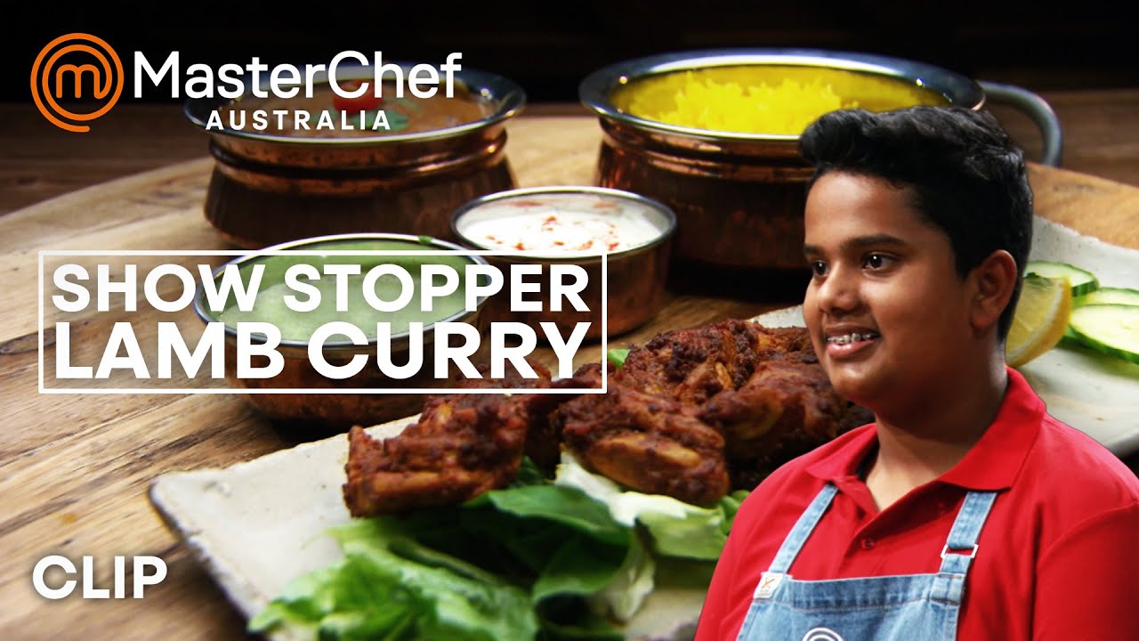 Dev's Lamb Mughlai Curry Battles For Immunity | Junior MasterChef Australia | MasterChef World