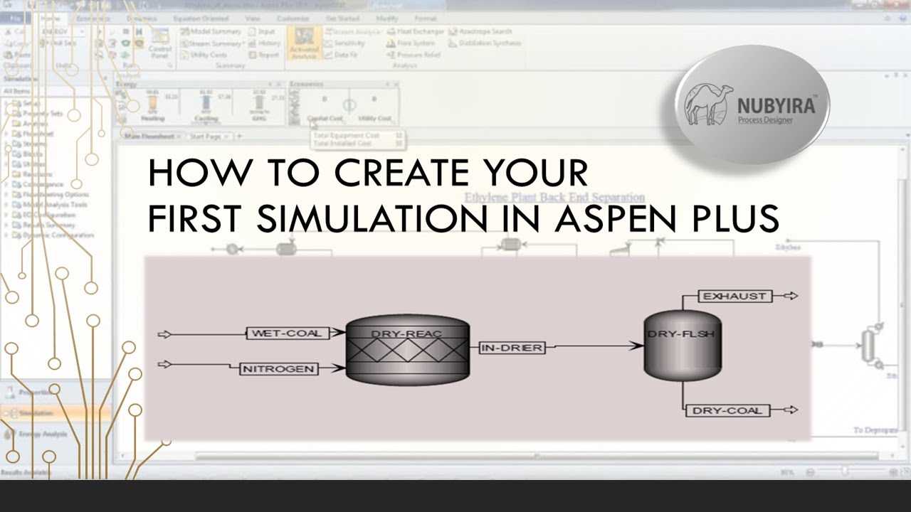 How To Create Your First Simulation In Aspen Plus