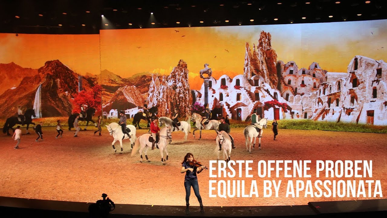 Erste Offene Proben von EQUILA im SHOWPALAST MÜNCHEN am 21.09.2017