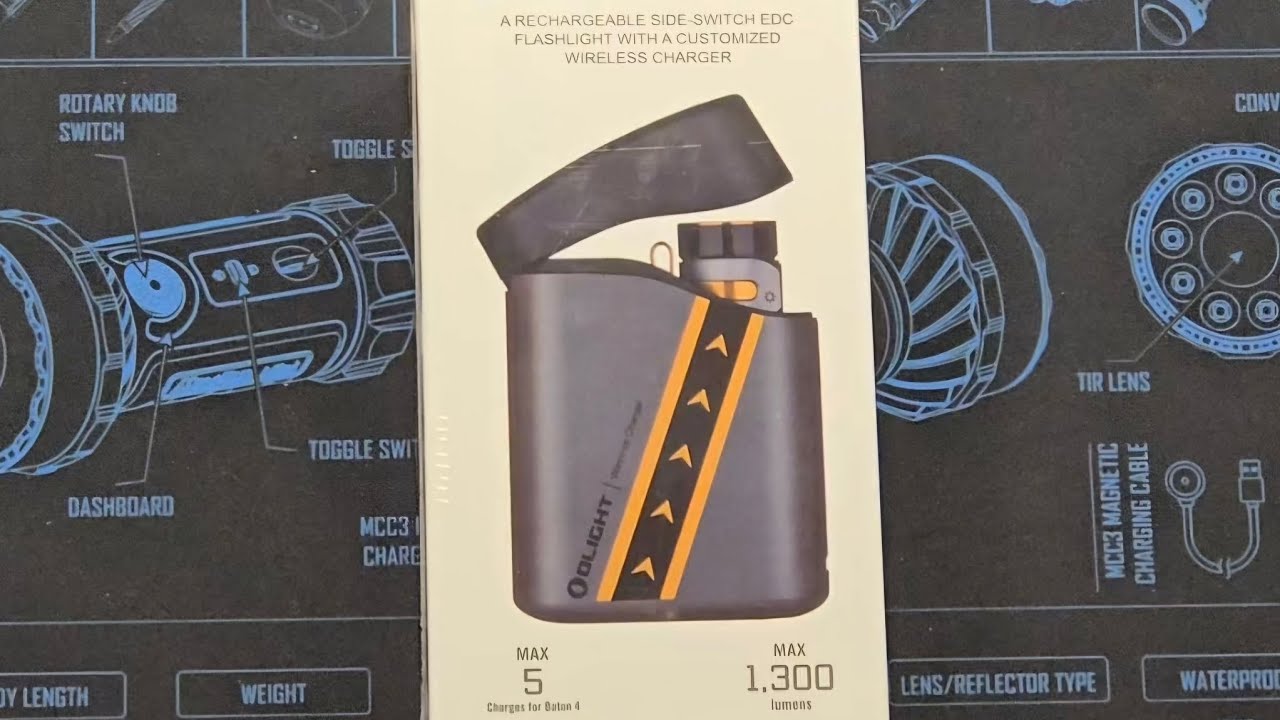 Olight Baton 4 Premium Fighter Pilot Flashlight Unboxing Black Friday 2024