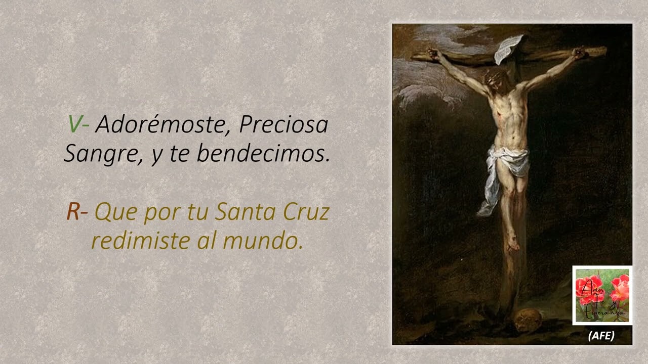 Devoción a los Siete Derramamientos de la Preciosa Sangre de Cristo AFE