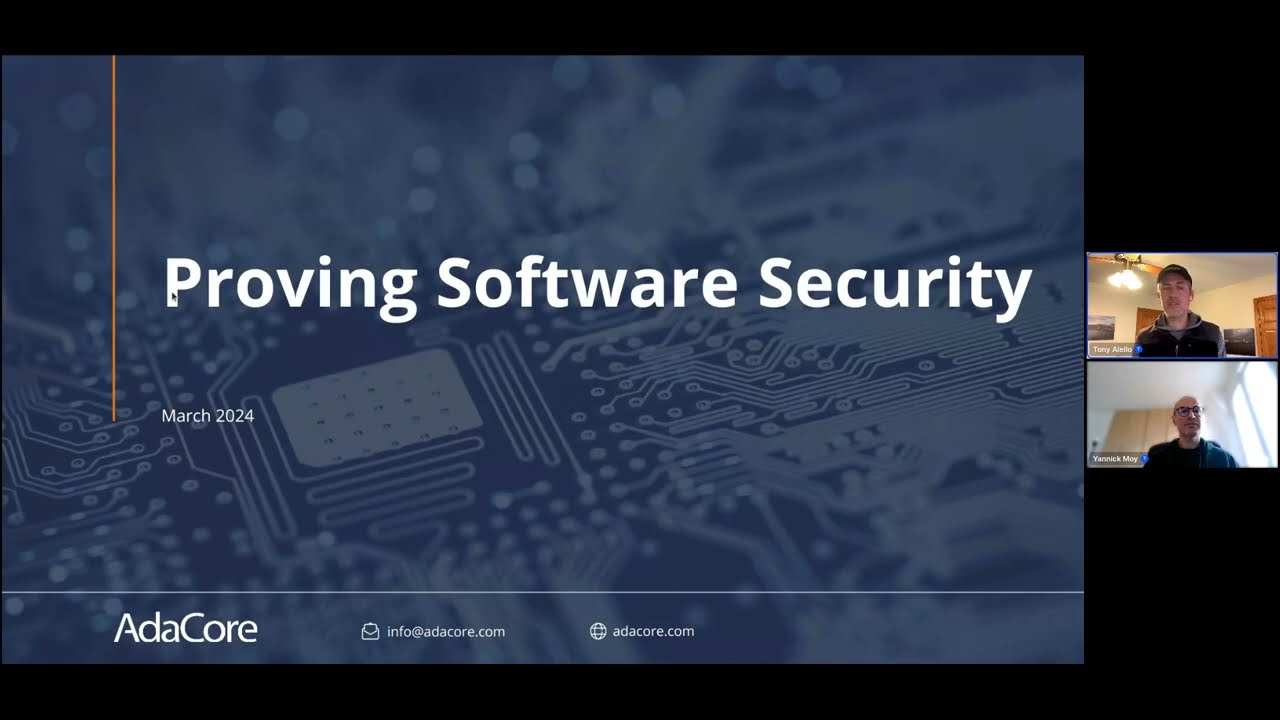 Proving Software Security with SPARK Pro