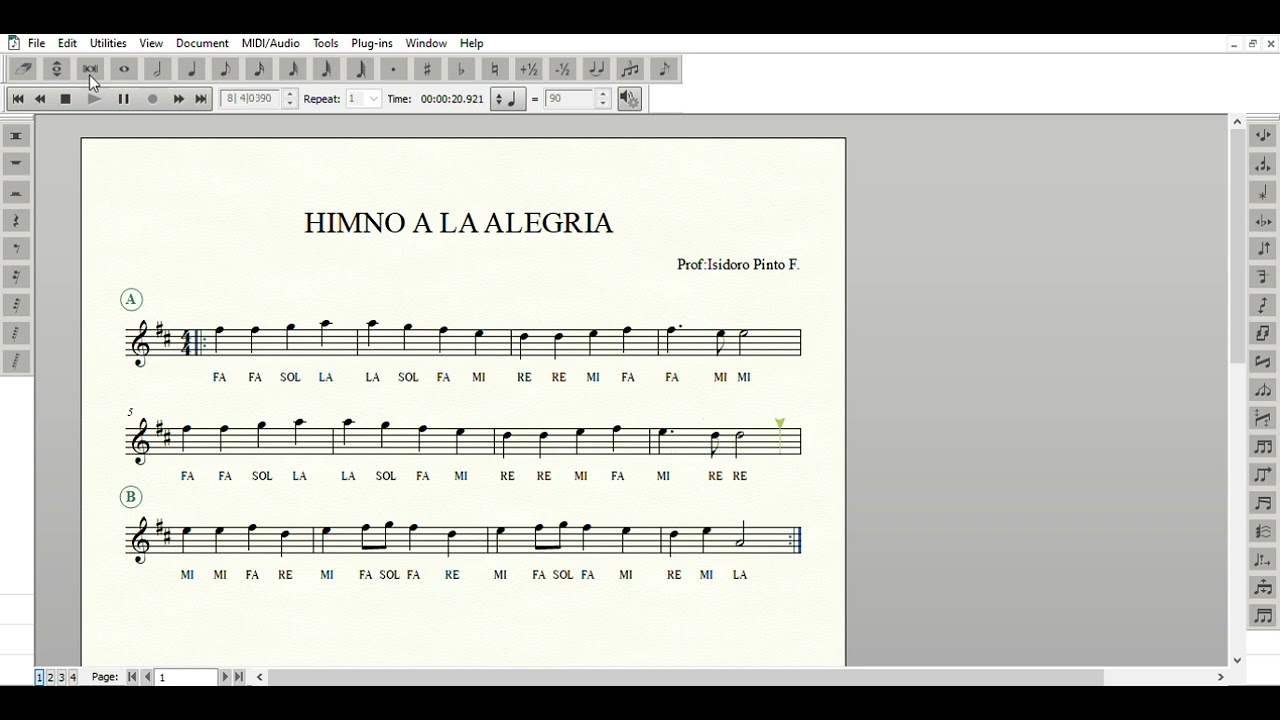 CANCIONERO INFANTIL PARA NIÑOS-HIMNO A A LA ALEGRIA