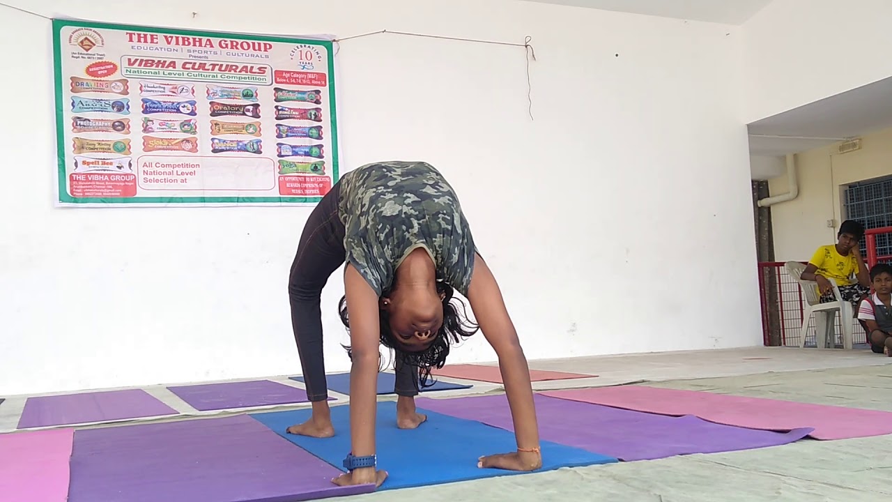 VIBHACULTURALS.2017-18 SCHOOL LEVEL YOGA COMPETITION-STUDENT OF MANUELMONY MATRIC.HR.SEC.SCHOOL