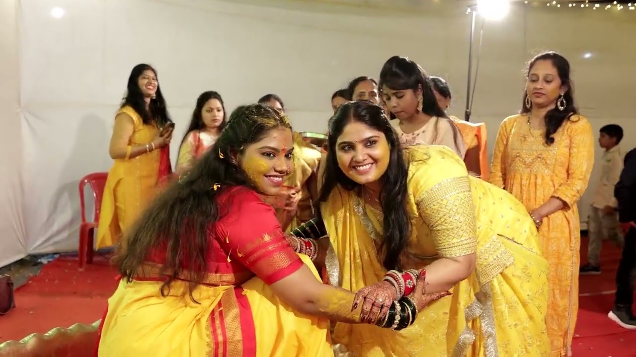 Shrutika Halad  traditional video | Marathi haldi ceremony