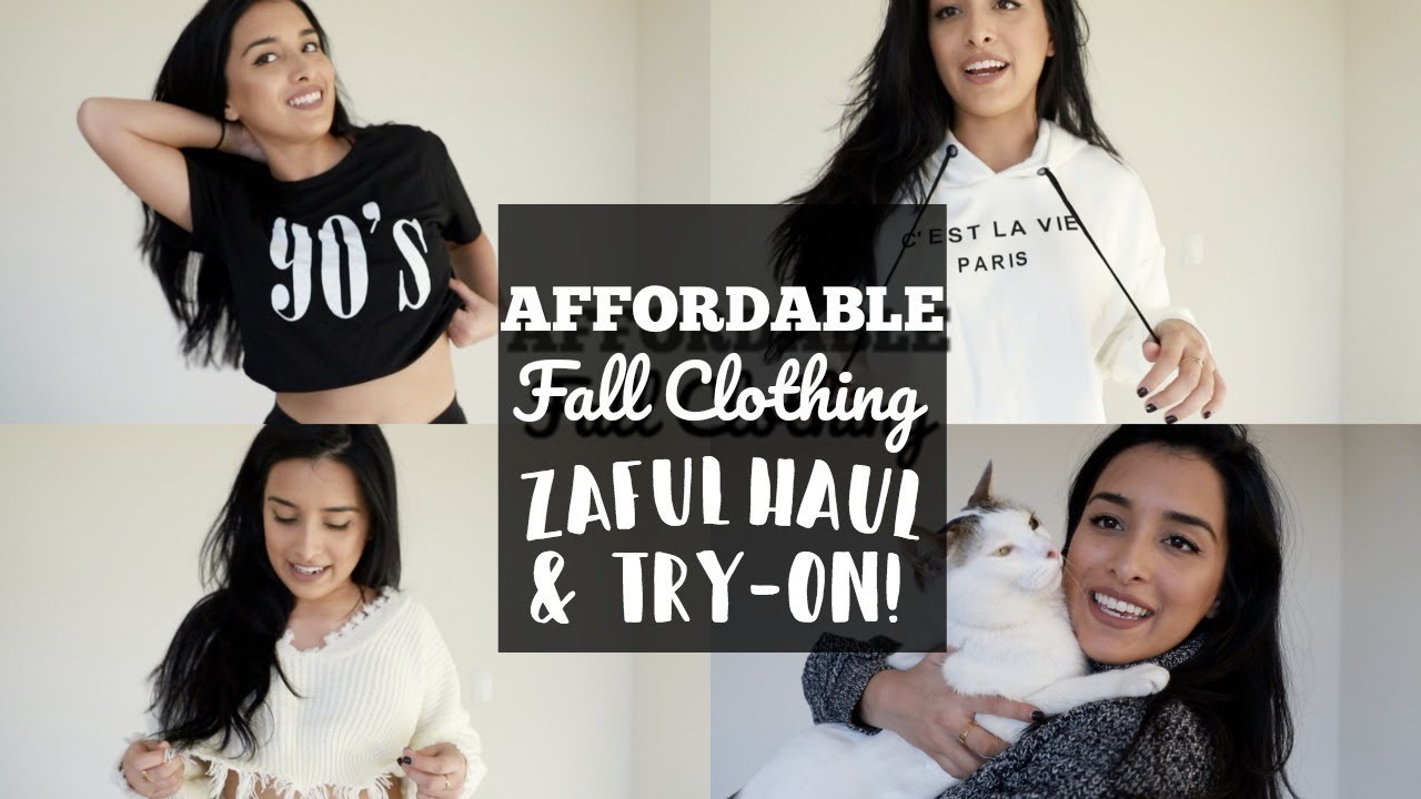 ZAFUL CLOTHING TRY-ON HAUL | Affordable Fall Clothing 2017