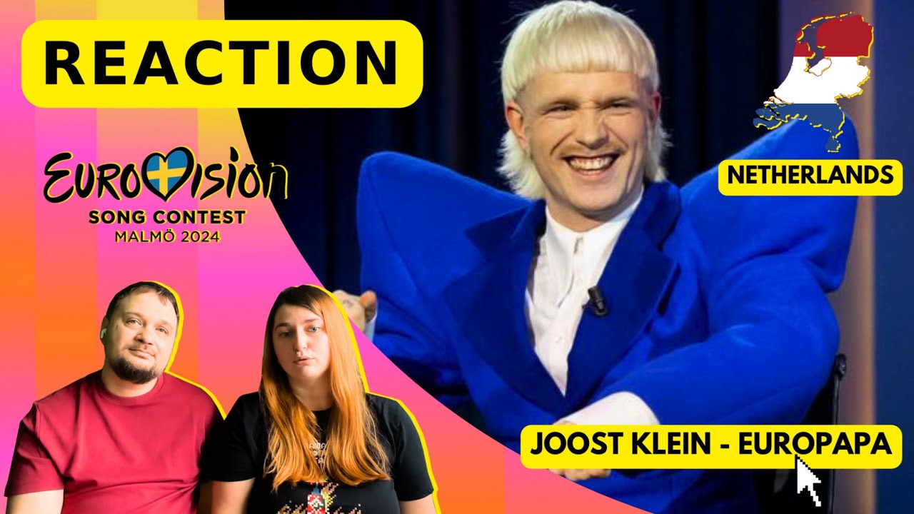 🔊 Реакція на Joost Klein - 'Europapa' - Netherlands 🇳🇱 | Eurovision 2024