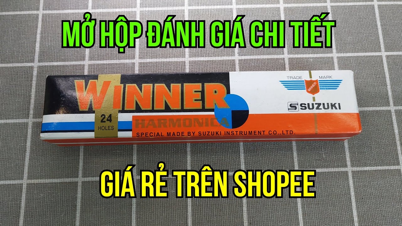 Đánh Giá Kèn Harmonica Tremolo Suzuki Winner 24 | Giá Rẻ Trên Shopee