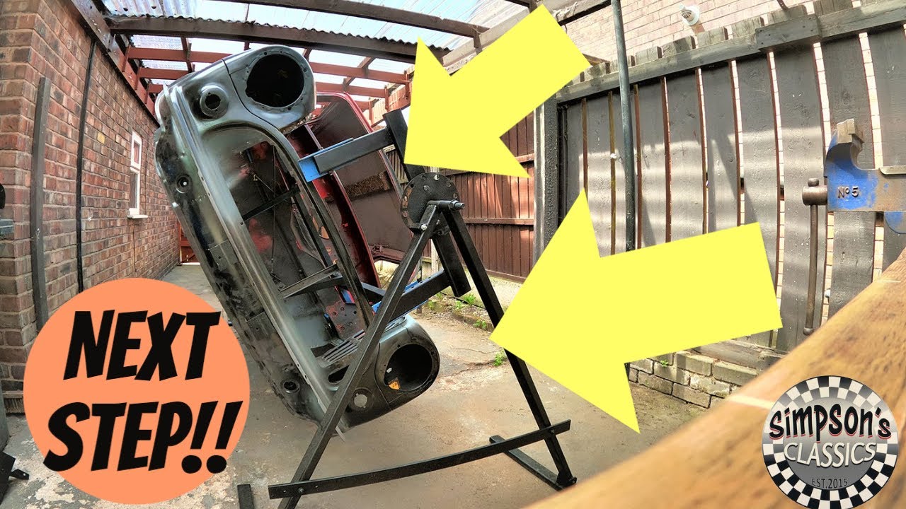 89 CLASSIC MINI RESTORATION - ON THE ROTISSERIE/JIG