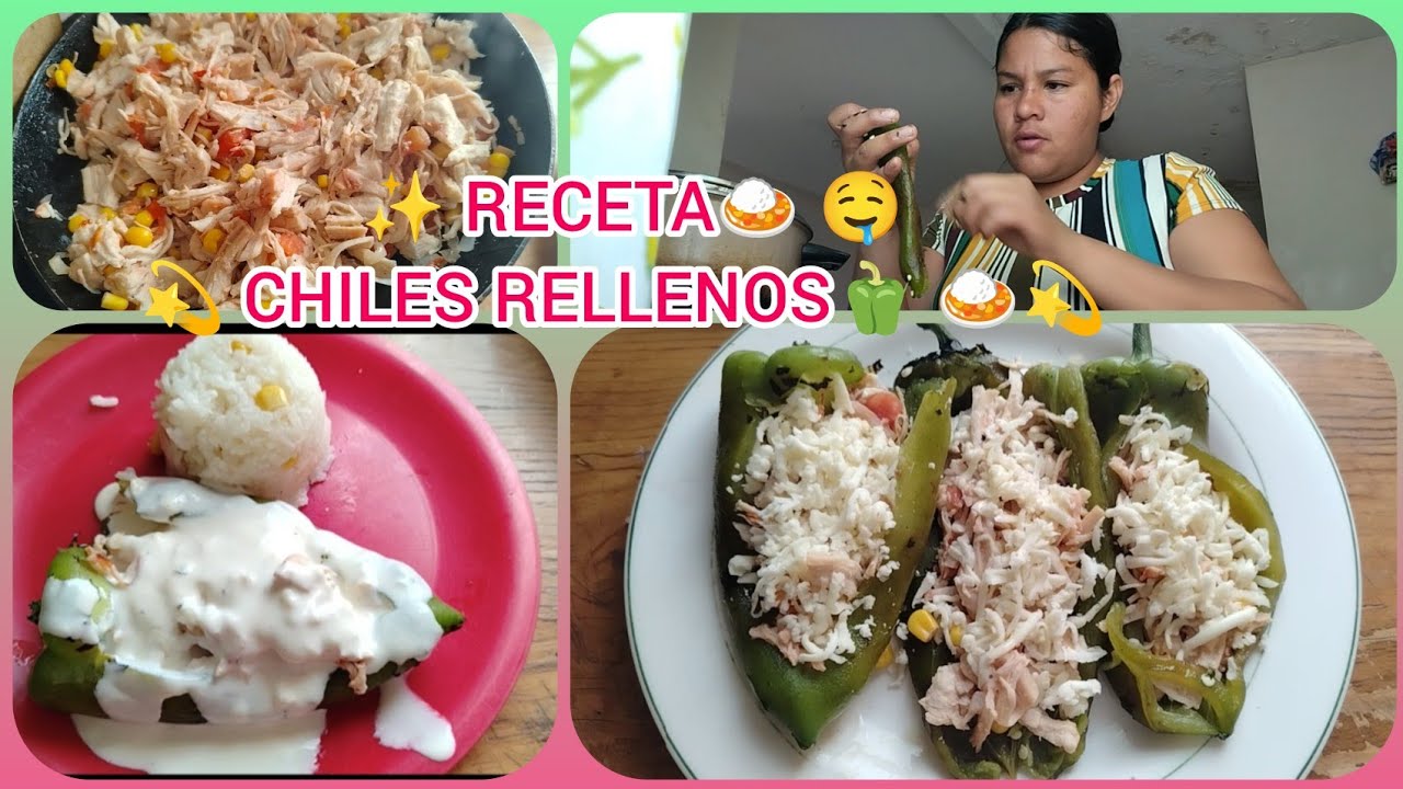 💫 RECETA🤤 🫑 🍛 CHILES RELLENOS🤤 