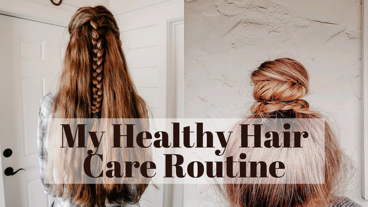 I ONLY WASH MY HAIR ONCE A WEEK! My Healthy Hair Care Routine | Simple Shampoo + Conditioner Recipes