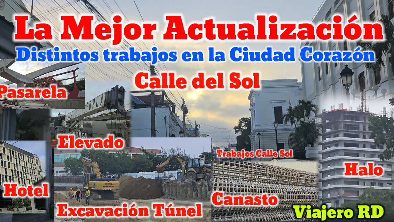 Aquí tienen una amplia actualización de distintos trabajos en la Ciudad Corazón ❤️ o sea, Santiago 