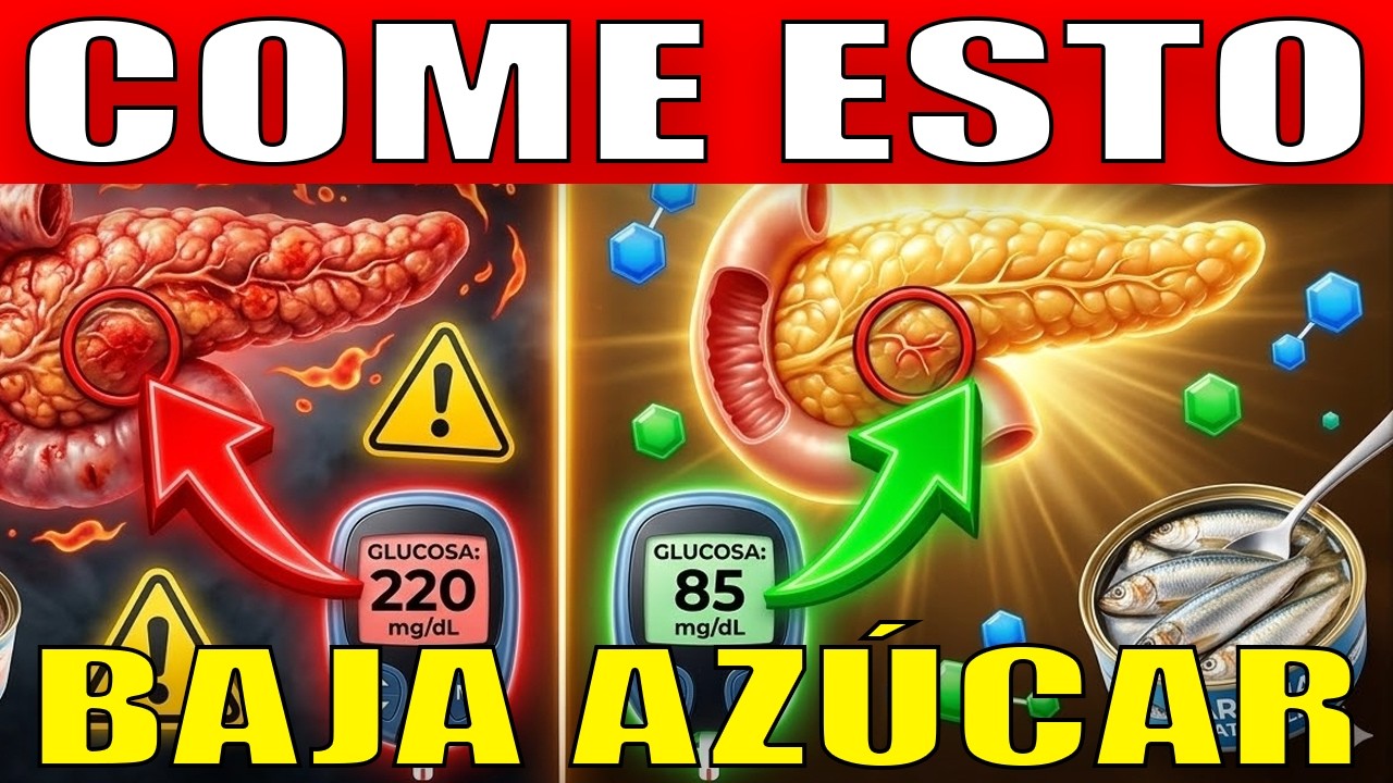 ¡ALERTA MAYORES! 4 PROTEÍNAS que BAJAN el AZÚCAR… y el ATÚN que la DISPARA