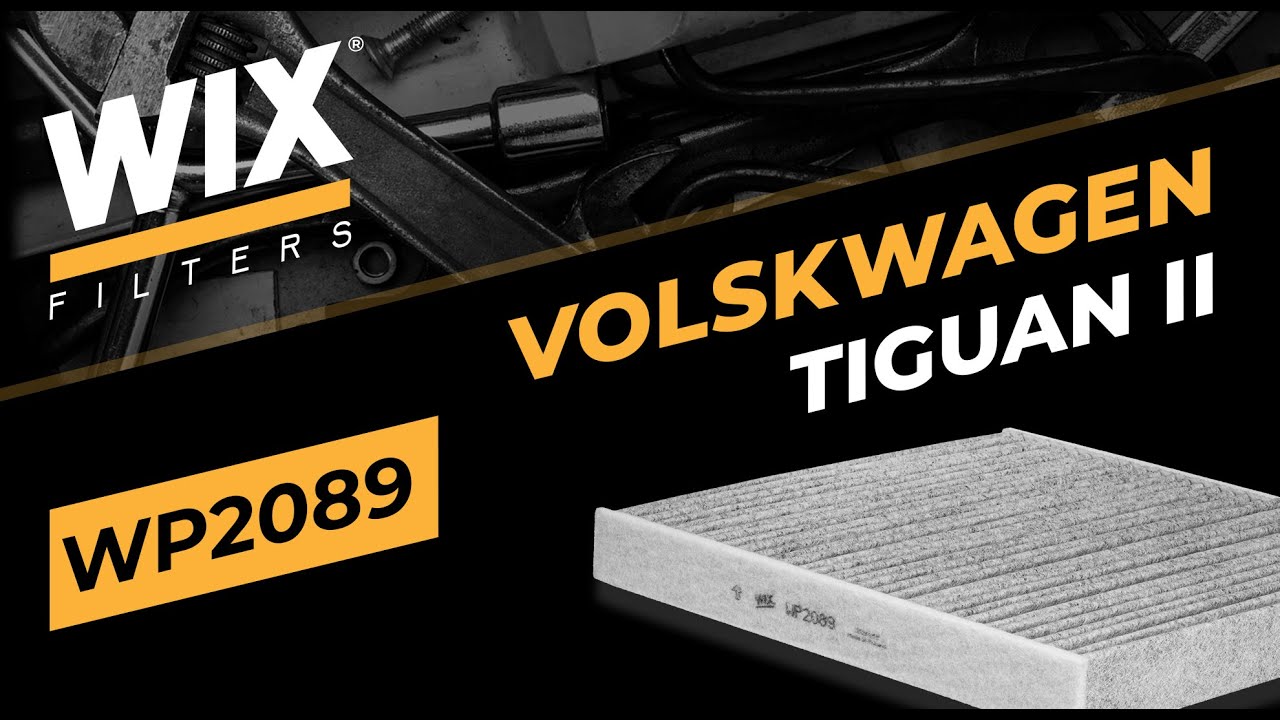 HOW TO REPLACE A WIX FILTERS CABIN FILTER I Jak wymienić filtr kabinowy?Volkswagen Tiguan II- WP2089