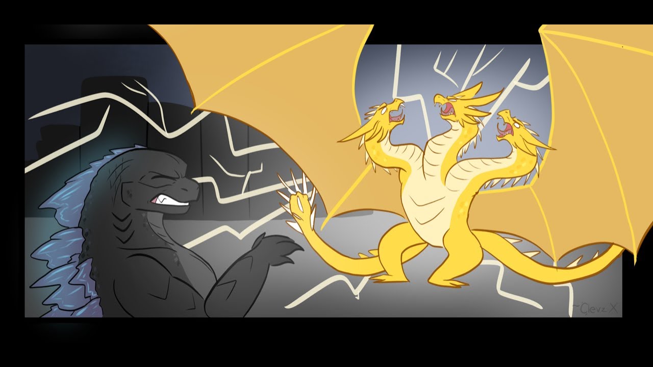 Godzilla KOTM | Godzilla VS King Ghidorah! (Godzilla Comic Dub) (Godzilla Comic от Clevzx)