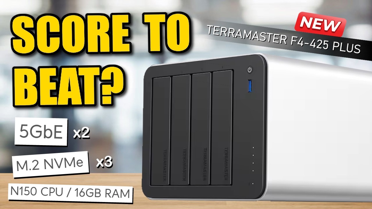 Terramaster F4-425 PLUS NAS - NEW SCORE TO BEAT?