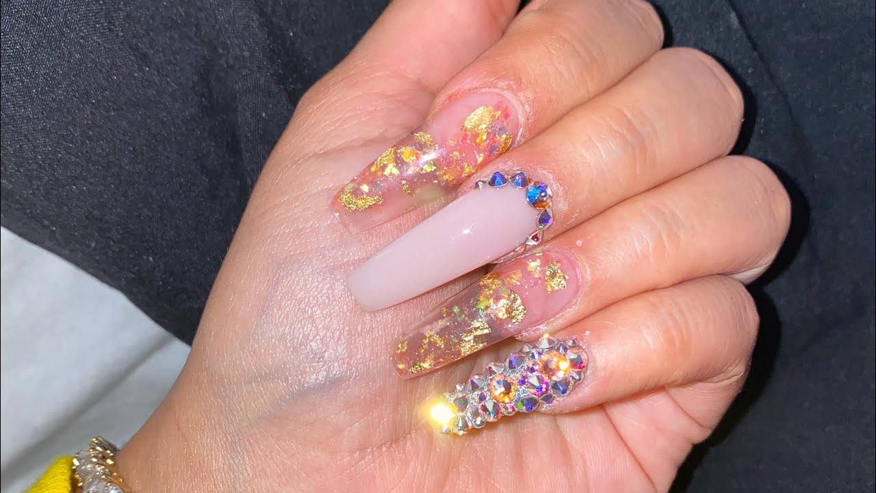 Doing My Own Nails | Valentino Beauty Acrylic | Watch Me Do My Nails