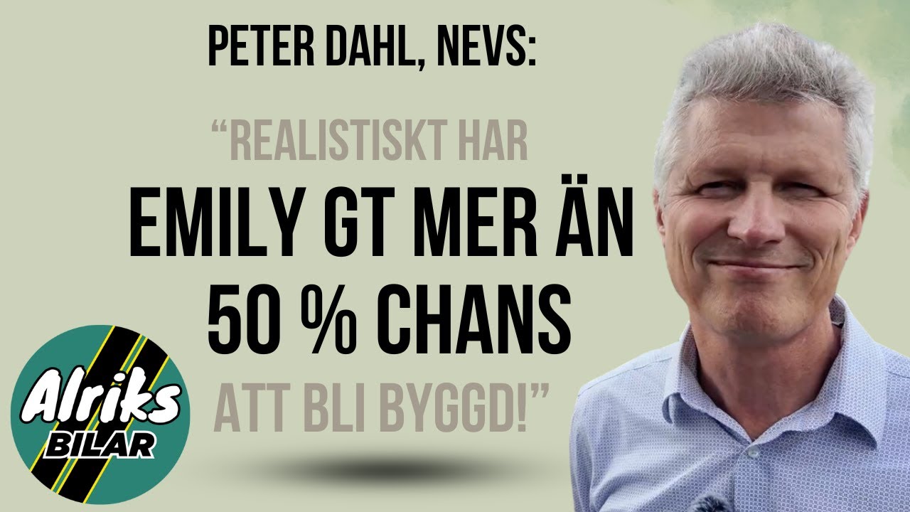 Peter Dahl – teknisk chef Emily GT: 