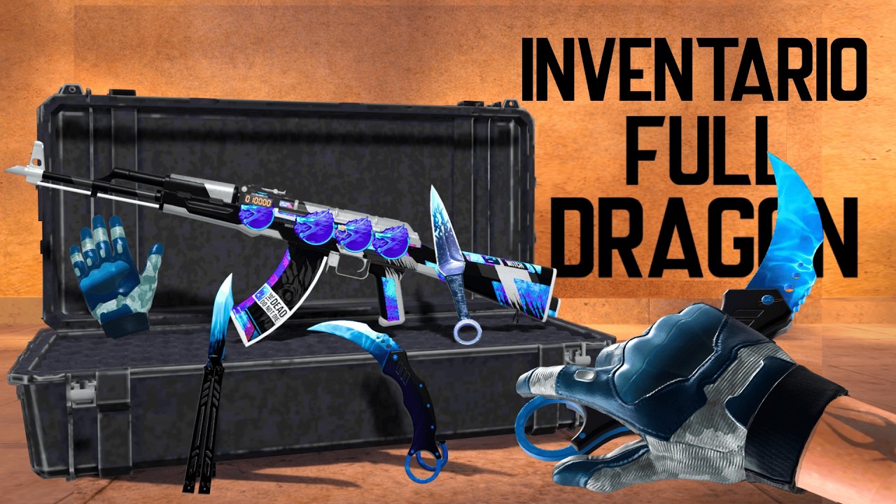 MONTANDO UM INVENTARIO FULL DRAGON NA CONTA MAIS RARA DO BRASIL -Standoff2