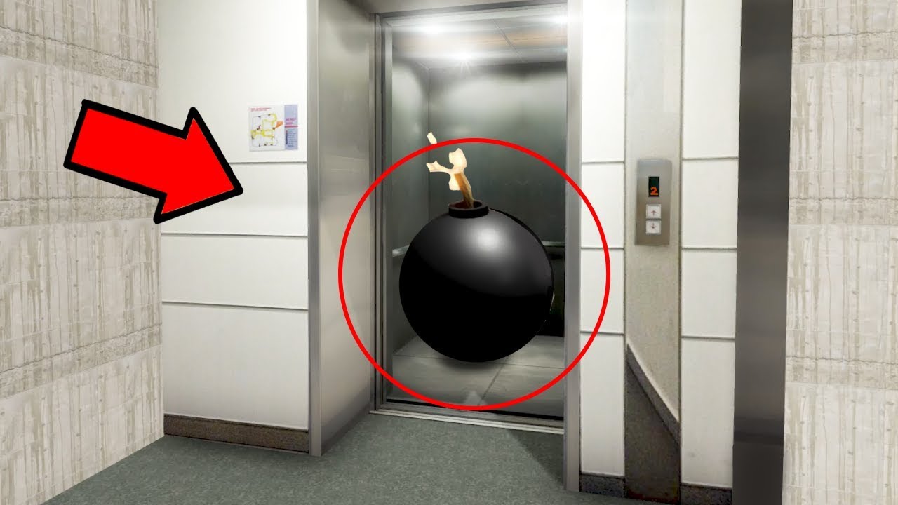 エレベーターの中に爆弾を置いたらとんでもない事になったwww