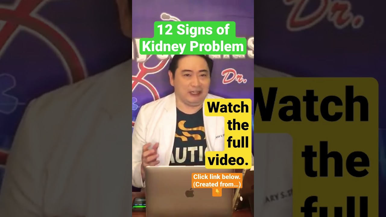 12 Signs of Kidney Problem