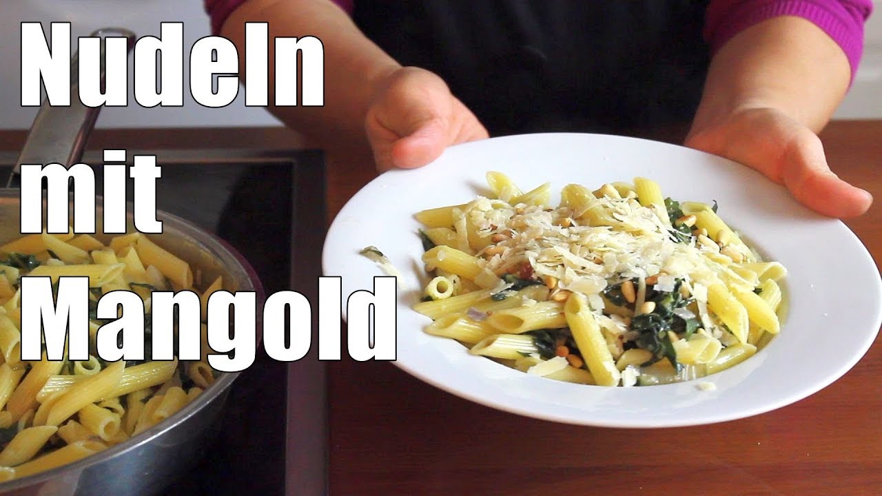 Unglaublich wie lecker diese Nudeln mit wenigen Zutaten schmecken | Mangold Pasta - Canans Rezepte
