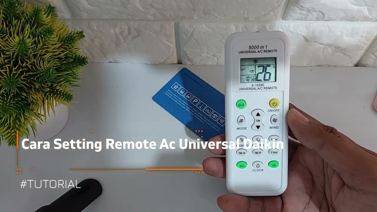 Cara Setting Remote Ac Universal Daikin