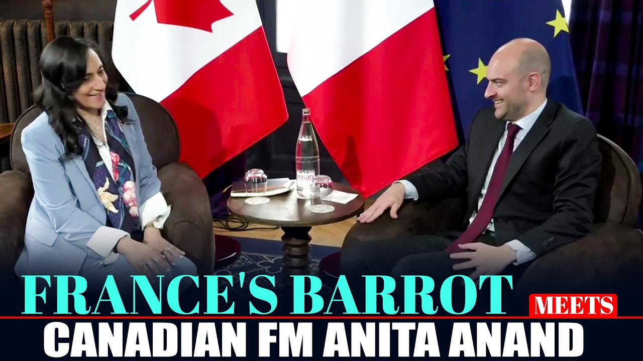 LIVE: France's Foreign Minister Jean-Noel Barrot meets Canadian foreign minister Anita Anand