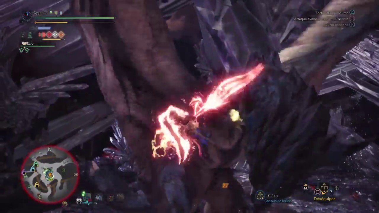 Monster Hunter: World, Rathalos Azur expert, insectoglaive.