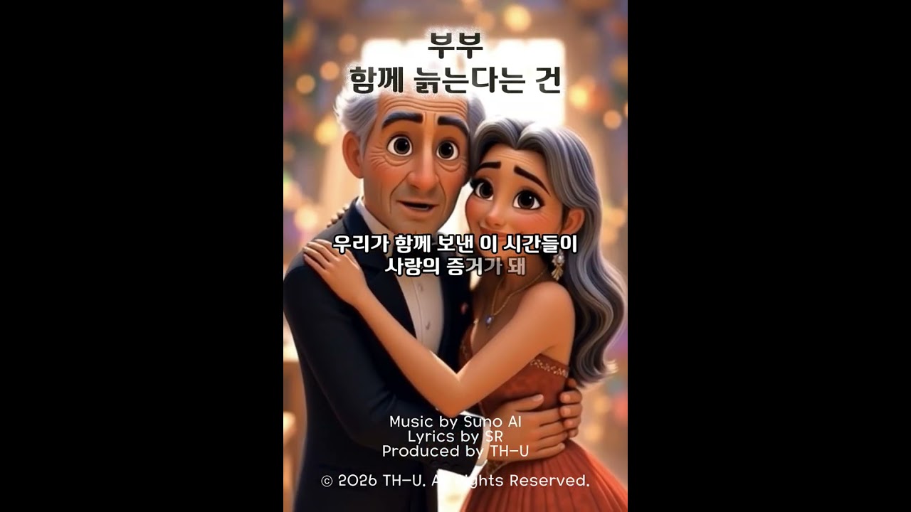 부부, 오늘도, 내일도 나란히 늙어가기로 한 사람들에게.