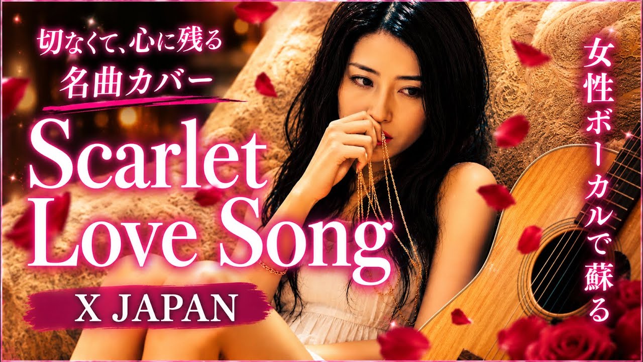 X JAPAN「Scarlet Love Song」〜もし女性シンガーソングライターが歌ったら〜 AIアレンジ(AI Cover)